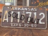 60s Vintage Lisence Plate A11 TRUCK 712 (AL863)