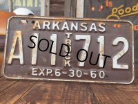 60s Vintage Lisence Plate A11 TRUCK 712 (AL863)