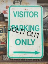 Vintage Parkig Sign "Visitor Parking Only" (AL878)