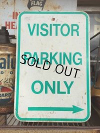 Vintage Parkig Sign "Visitor Parking Only" (AL878)
