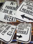 画像3: Vintage Parkig Sign "R-13 Parking Only..." (AL877) (3)