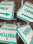 画像3: Vintage Parkig Sign "Visitor Parking Only" (AL878) (3)