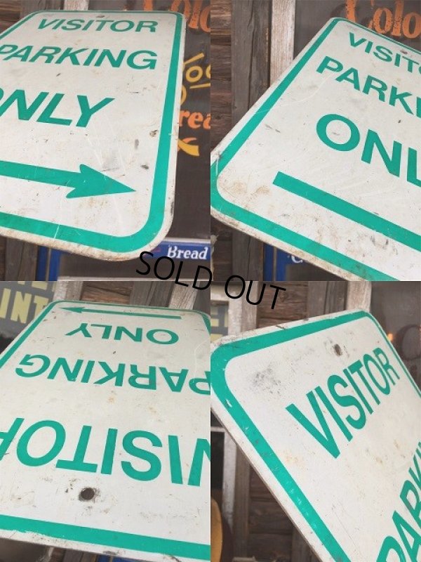 画像3: Vintage Parkig Sign "Visitor Parking Only" (AL878)