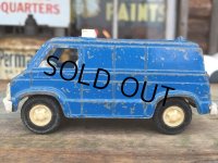 70s Vintage TootsieToy Die Cast Mini Car Police Van (AL886)