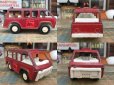 画像2: 70s Vintage TootsieToy Die Cast Mini Car fire chief Van (AL888) (2)
