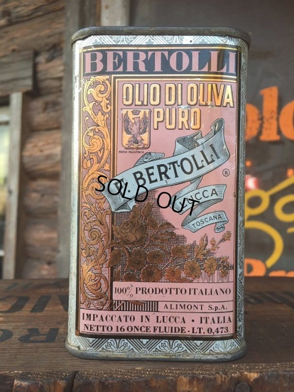 画像1: Vintage Bertolli Olive Oil Can (AL899)