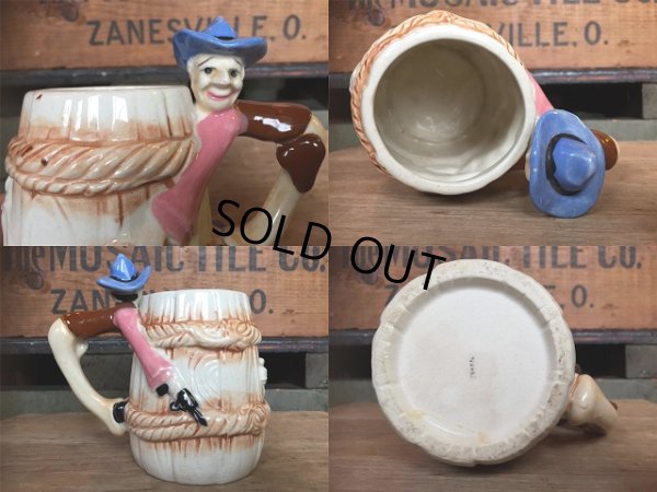 画像3: 60s Vintage Cowboy 3D Mug  (AL909)