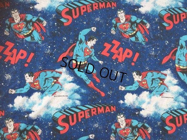 画像2: 70s Vintage Dc Comics Superman Curtain (AL912)