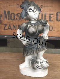 Vintage Weird People Ceramic Statue (AL910)