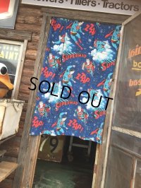 70s Vintage Dc Comics Superman Curtain (AL912)