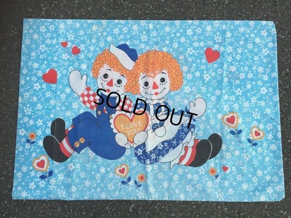 画像3: 70s Vintage Pillow Case /  Raggedy Ann＆Andy (AL921)