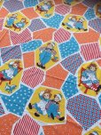 画像1: 70s Vintage Flat Sheet /  Raggedy Ann＆Andy (AL920) (1)