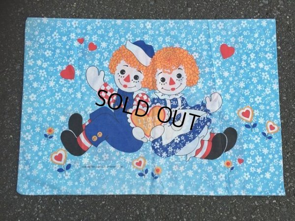 画像2: 70s Vintage Pillow Case /  Raggedy Ann＆Andy (AL921)