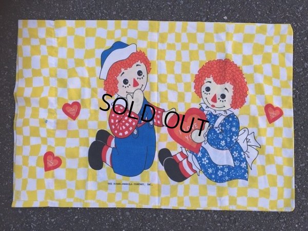 画像2: 70s Vintage Pillow Case /  Raggedy Ann＆Andy (AL922)