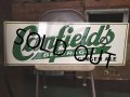 50s Vintage Canfield's Ginger Ale Soda Embossed Metal Sign (AL927)