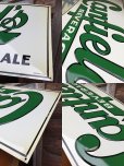 画像3: 50s Vintage Canfield's Ginger Ale Soda Embossed Metal Sign (AL927) (3)