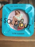 50s Vintage Pin-Up Girl Ashtray LAFAYETTE MOTEL (AL939)