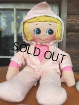 Vintage Pink Girl Rug Doll (AL951)