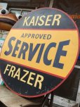 画像2: Vintage Kaiser Frazer Service 30" Sign (AL953) (2)