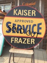 Vintage Kaiser Frazer Service 30" Sign (AL953)