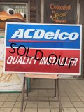 Vintage AC DELCO Embossed Sign (AL955)