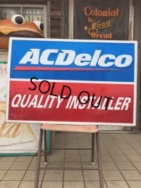 Vintage AC DELCO Embossed Sign (AL955)