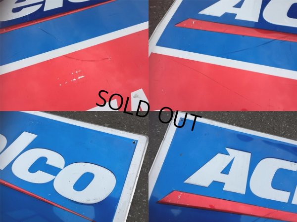 画像2: Vintage AC DELCO Embossed Sign (AL955)