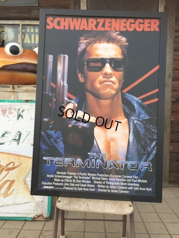 画像1: Shwarzenegger THE TERMINATOR Movie Poster Bord (AL958)