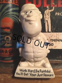 70s Vintage Message Doll / Work Hard Be Faithful.. (AL3864) 
