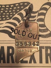 30s Vintage Dog License Tag #356342 (AL4054)