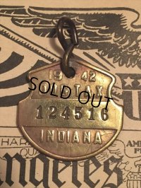 40s Vintage Dog License Tag #124516 (AL4031)