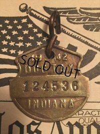 40s Vintage Dog License Tag #124536 (AL4041)