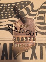 30s Vintage Dog License Tag #356371 (AL4047)
