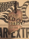 30s Vintage Dog License Tag #356338 (AL4051)