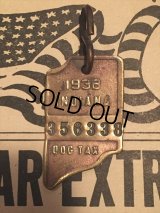 30s Vintage Dog License Tag #356338 (AL4051)