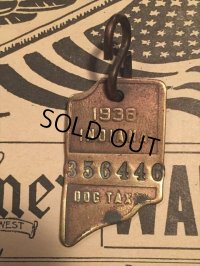 30s Vintage Dog License Tag #356446 (AL4069)