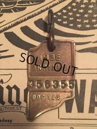 30s Vintage Dog License Tag #356355 (AL4060)