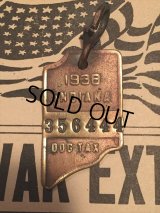30s Vintage Dog License Tag #356444 (AL4066)
