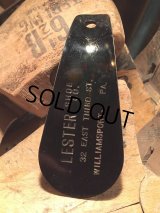 Vintage Advertising Shoe Horn Lester  Shoes Co (AL964)