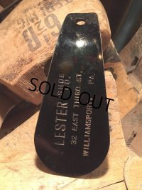 Vintage Advertising Shoe Horn Lester  Shoes Co (AL964)