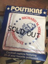 70s Vintage Politikins 20 Different Napkins (AL974)