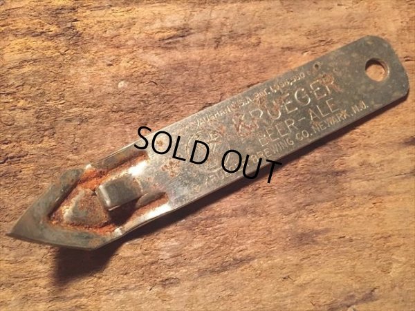 画像2: Vintage Bottle Opener Krueger Beer-Ale  (AL4689)