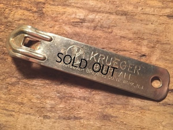 画像1: Vintage Bottle Opener Krueger Beer-Ale  (AL4689)