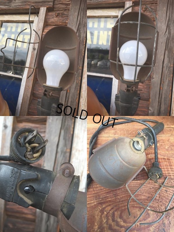 画像3: Vintage Industrial Trouble Lamp (AL982)