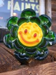 画像1: Vintage Decor Smiley Face Flower Green (AL985) (1)