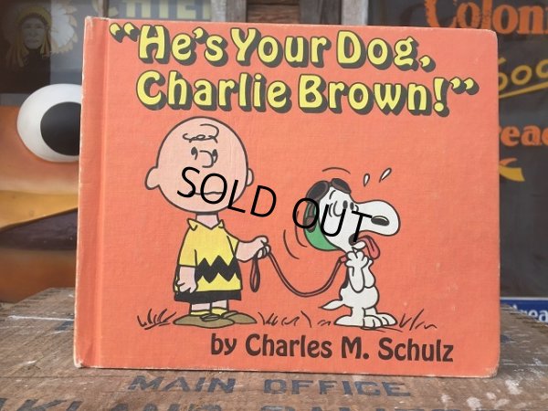 画像1: Vintage Book Snoopy He's Your Dog, Charlie Brown! (AL5392) 