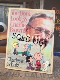 Vintage Book Snoopy You Don't Look 35, Charlie Brown! (AL5381) 