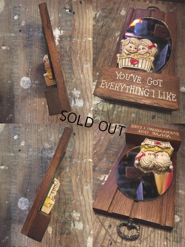 画像2: Vintage Mirror You'VE Got Everything I Like (AL5297)