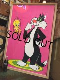 Vitage Tweety and Sylvester Golden Storybook Poster w/frame (AL5606)