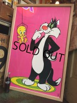 Vitage Tweety and Sylvester Golden Storybook Poster w/frame (AL5606)